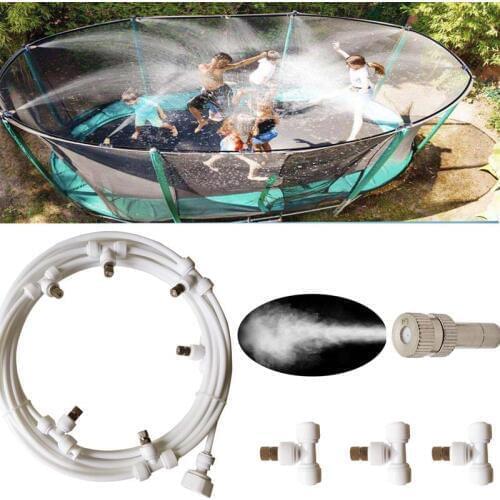 Home garden watering irrigation garden supplies Kit For Greenhouse Garden Patio Waterring Irrigation Mister Line 6M to 18M White