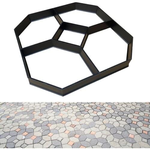 Garden Pavement Mold Garden Walk Pavement Concrete Mould DIY Manually Paving Cement Brick Stone Road garden decoration outdoor