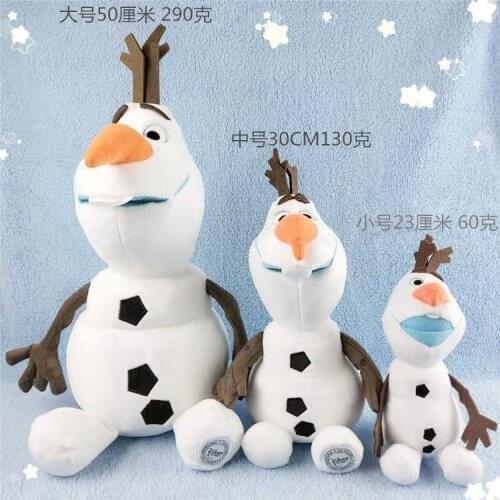 23-50cm Disney Hot Movies Frozen Olaf Plush Kawaii Snowman Cartoon Cute Plush Stuffed Animals Doll Toys Baby Brinquedos Juguetes