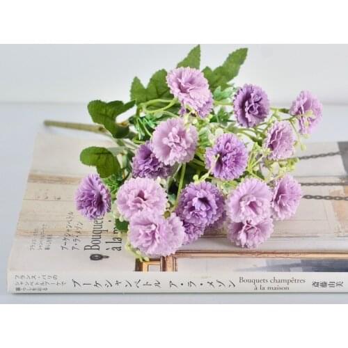 Bouquet Artificial Korean Lavender Flower Bouquet Wedding Banquet Wedding Banquet Home Office Table Imitation Decorations