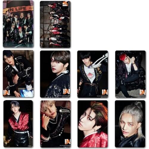 KPOP STRAY KIDS BANG CHAN IN HYUNJIN FELIX CHANGBIN Skz In Live Newalbum Crystal Card Bus Card Sticker Fans Gilfs Wholesale New