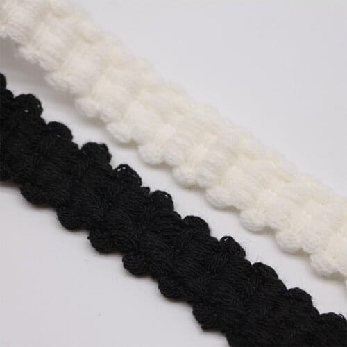 1 yard Woolen Ribbon Lace Garment Accessories Hair Accessories Bowknot Material african fabric 2021 high quality collar trim