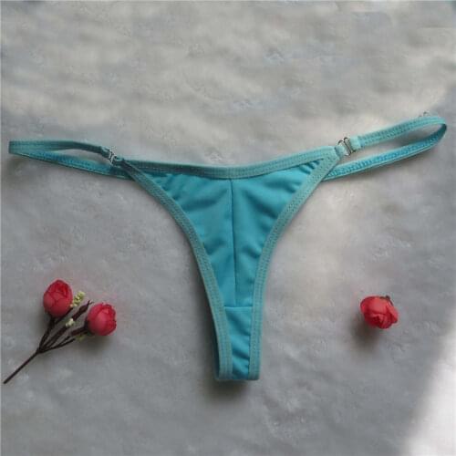 Micro bikini tanga mujer swimwear bikinis biquini tankini sexy lingerie tanga thong Solid color String simple Triangle Fun party