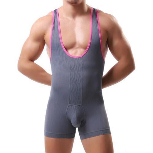 Men Leotard Bodysuits Sexy Modal Undershirts Wrestling Singlet Jumpsuits Male Underwear Ropa Sexy Hombre Erotica Gay Playsuits