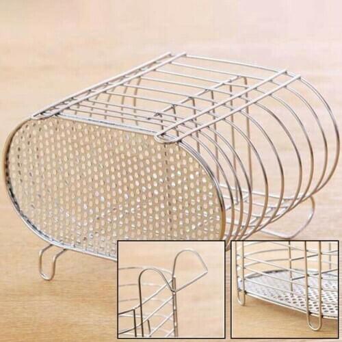 Stainless Steel Chopstick Holder Dish Rack Drainer Utensil Tools Cutlery Holder Organizer Kitchen Dry X3A8