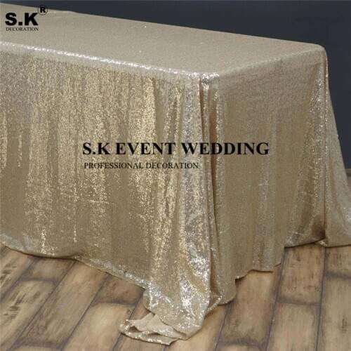 1pcs Sold Glitter Sequin Table Cloth Banquet Rectangle Tablecloth For Wedding Event Home Decoration