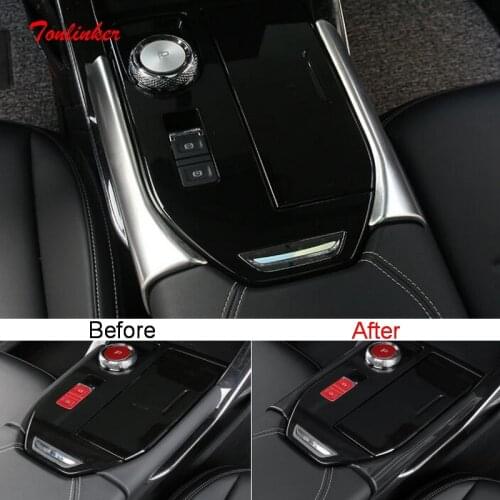 Tonlinker 2 Pcs DIY Car Styling New ABS Chrome Air Conditioning Vent Decoration Case Stickers for KIA K4 Outlet Bright Ring