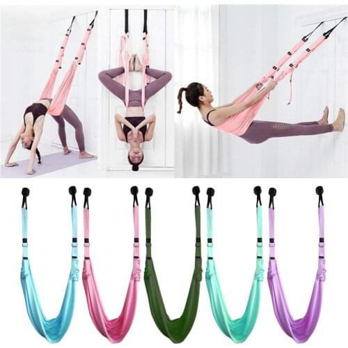 Webbing Useful Handstand Training Device Aerial Swing Resistance Band Aerial Swing Rope Stretchy for Gym