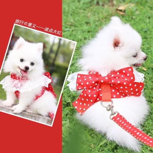 Dog Vest Soft Breathable Dog Vest Nylon Clothes Leash Dog Puppy Collar Cat Pet Dog Breast Strap