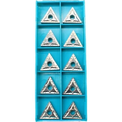 10PCS TNMG160408 L FS CT3000 Cermet Grade Carbide InsertsTNMG160408 TNMG 331 lathe Cutter Tools External Turning Tools CNC Tools