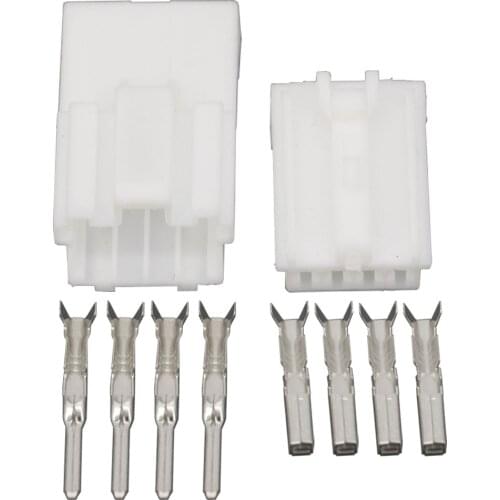 4 Pin Male and Female Clamp Car Connector Automotive Plug with Terminal DJ7042Y-2-11/21