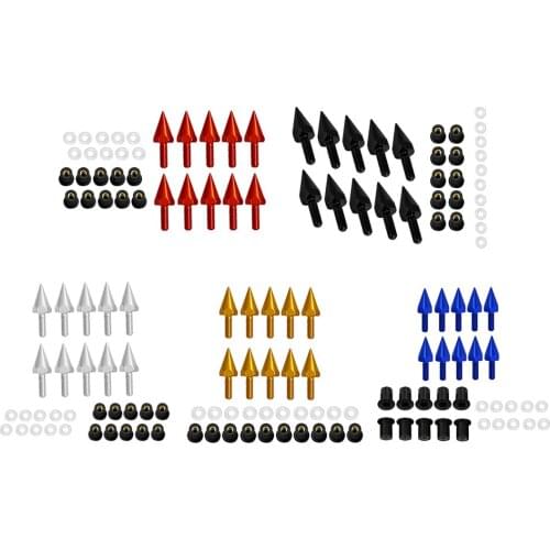 Lots 10 M5 Motorcycle Windscreen Bolts Screws Nut Fasteners Replacements