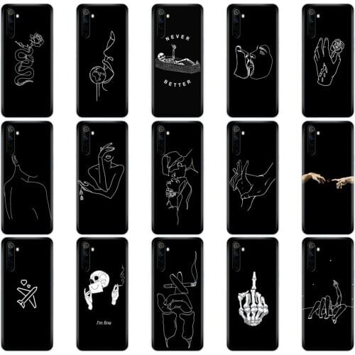 For Realme 6 Realme 6 Pro Realme 6s Realme 6i Case Silicon Soft TPU Back Phone Cover For OPPO Realme6 6Pro 6S 6i Coque Bumper