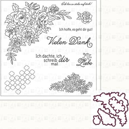 Flower Metal Cutting Dies And Stamps Scrapbook Paper Decoration Craft Knife Mould Blade Punch Stencils Dies Cut