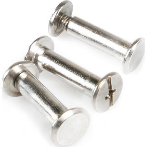 M5*15 stainless Steel Screw books Nail Rivets Photo Album Picture Screw Rivets Butt Recipes Leaflet Nail M5 Hardware