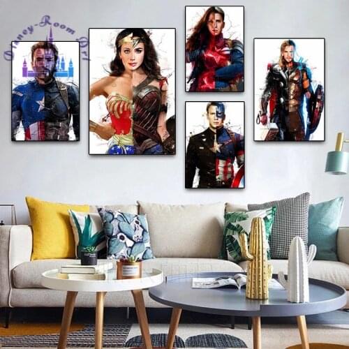 Marvel Marvel Canvas Poster Thor Inspired Art Print The Dark World God of Thunder Avengers Prince of Asgard Loki Hulk Art Poster