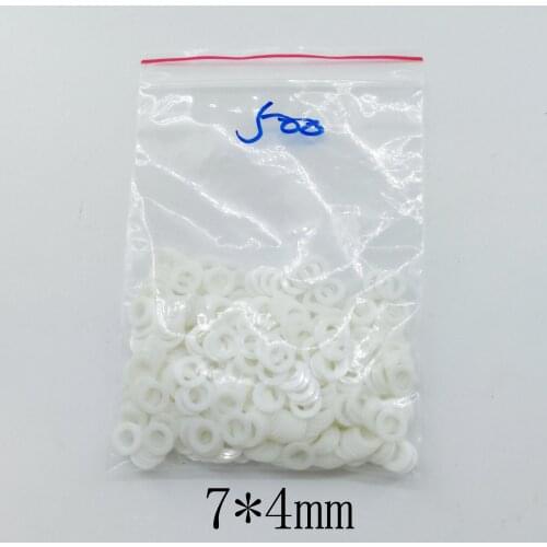 100pcs/lot 6*4mm 7*4mm 7*5mm pet hair Scissors parts pvc washers