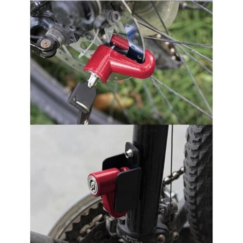 Safety Disc Brake Lock Portable Fit for Motorcycle Bike Anti-theft Padlock Waterproof Mountain Road Cycling Rotor