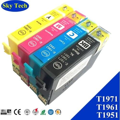 T1971 T1961 T1951 T1954 Compatible Ink Cartridge For Epson XP-101 XP-201 XP-211 XP-401 XP-204 XP-104 XP-214 XP-411 WF-2532