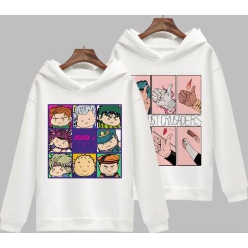 JoJos Bizarre Adventure Cosplay Hoodie Kujo Jotaro 3D Print Harajuku Fleece Sweatshirt Hoodies Pullover Top Costume Hoody