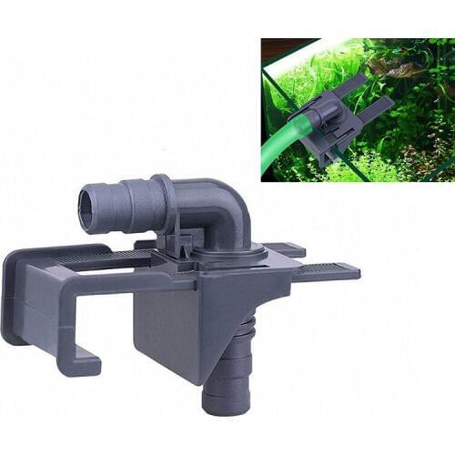 1Pc Aquarium Water Pipe Connector Fish Tank Mount Holder Inflow Outflow Stretchable Aquarium Accessories