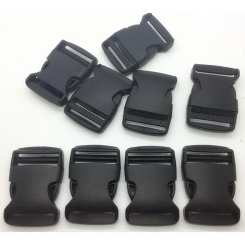 10pcs 38mm Wide Contoured Side Release For Paracord Bracelet Plastic Buckle