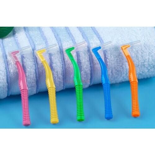 10pcs/pack Interdental Tooth Gum Interdental Brush Orthodontic Brush Remove Residue Oral Care Toothpick Sale
