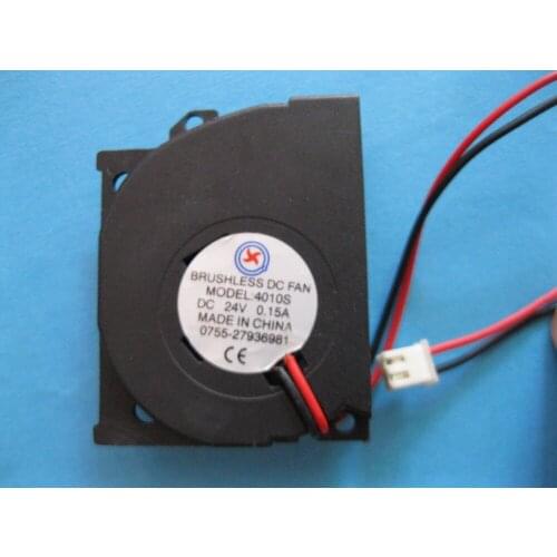 2 Pcs Brushless DC Blower Fan 24V 4010S 50x40x10mm 2pin Sleeve-bearing