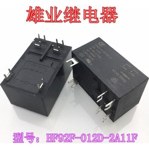 HF92F-012D-2A11F Relay 6PIN 2A11S 12VDC 30A