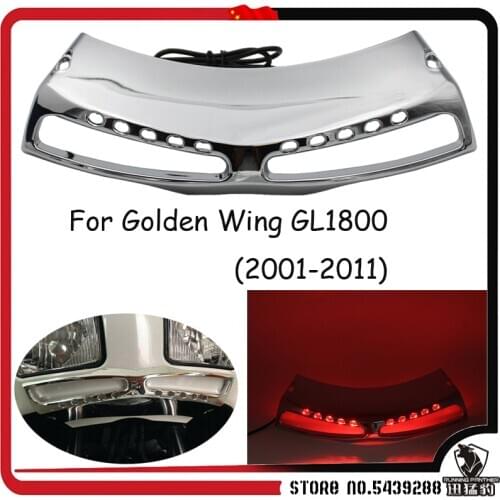 Motorcycle Chrome Fairing Headlight Lower Grill For Honda Goldwing 1800 GL1800 2001-2017 F6B 2013-2016 14 15