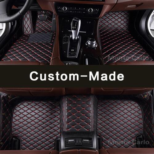 Custom fit car floor mats for Tesla Model S X 5/6/7 seats suv high quality luxury car styling all weather 3D carpet rugs liners