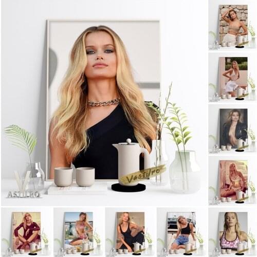 Fashion Model Frida Aasen Art Prints Poster Sexy Star Portrait Magazine Wall Picture Fans Collection Gift Living Room Home Decor