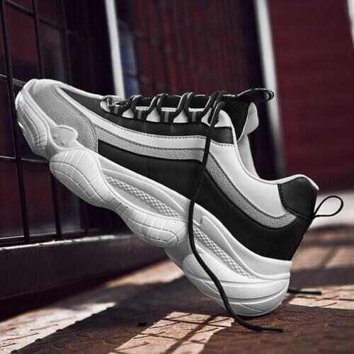 Men Casual Shoes 2020 Autumn Breathable Mesh Running Shoes Lace-Up Jogging Shoes Outdoor Sports Sneakers Fashion Male Footwear