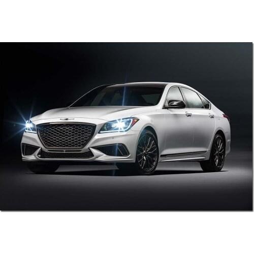 Wall Art Canvas Painting 2018 Genesis G80 Car Posters and Prints Wall Picture For Living Room Decor