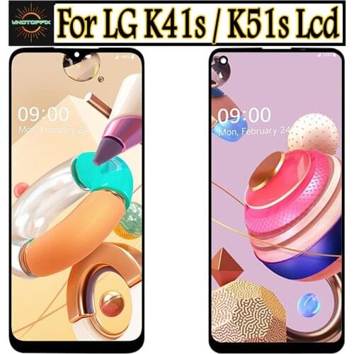 ORIGIANL For LG K41S K51S LCD Display Touch Screen Digitizer Assembly LMK410EMW LMK510EMW LCD 6.55" For lg k51S Lcd Display