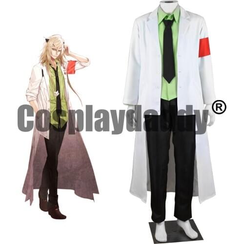 Collar x Malice Field Ops department Director Kageyuki Shiraishi Uniform Outfit Anime Cosplay Costume F006