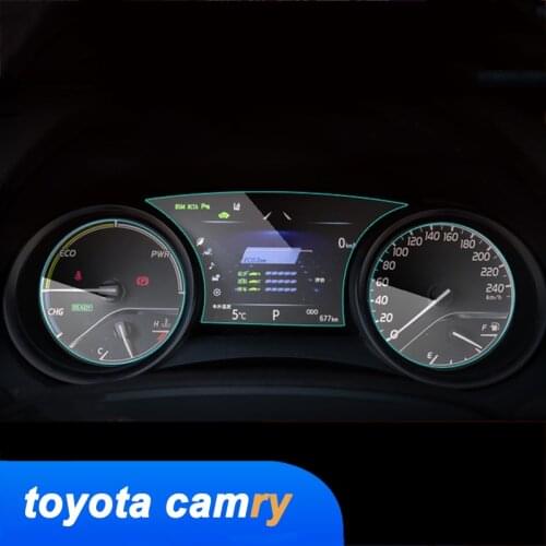 Lsrtw2017 Car Dashboard Screen Film Lcd Sticker Protector Toyota Camry 2018 2019 2020 2021 V70 Xv70 Trd Accessories Auto