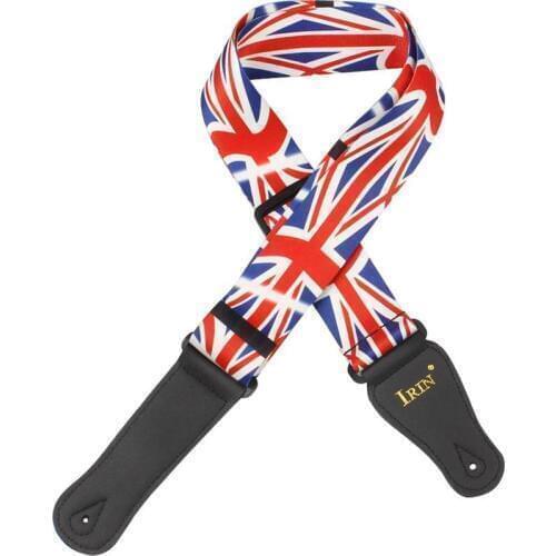 Guitar Strap Canvas National Flag Guitarra Strap Belt Adjustable Electric Guitar Bass Straps Acoustic Folk Guitar Accessories