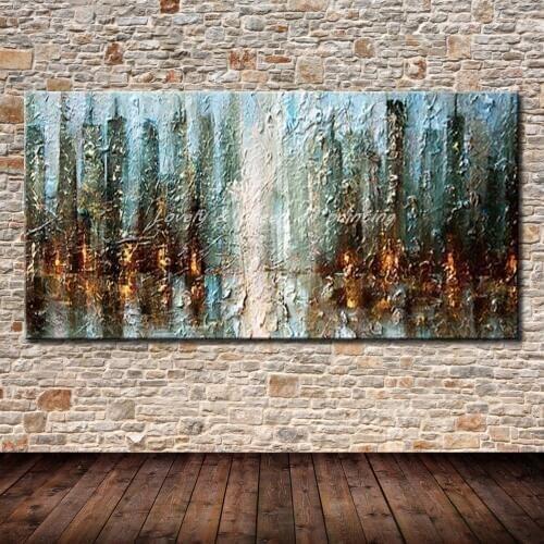 Hand Painted Decorative Poster Wall Art Canvas Oil Painting Modern Abstract Paintings Wall Picture For Living Room Home Decor