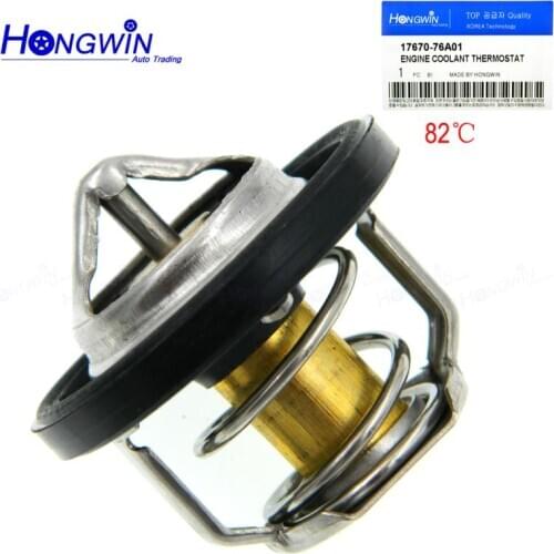 Genuine No.17670-76A01 Coolant Engine Thermostat For CCHEVROLET MATIZ SPARK DAEWOO MATIZ DAIHATSU-CHARADE I II 1767076A01