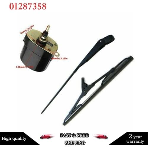 UNIVERSAL 12V Windscreen Wiper Motor For Willis Jeep Tractor OEM: 01287358 7731000001 0390506510