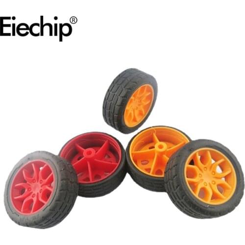 1pcs Toy car wheel 2 * 30mm rubber wheel small wheel rubber racing tire DIY model wheel