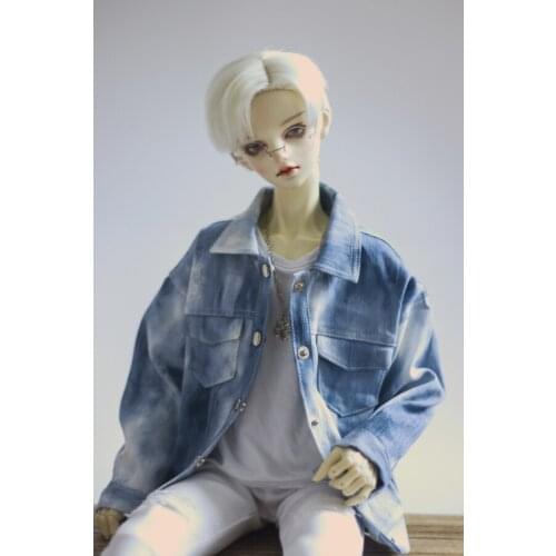 1/4 1/3 scale BJD clothes accessories denim jacket coat for BJD/SD doll accessories,Not included doll,shoes,wig and other E2384