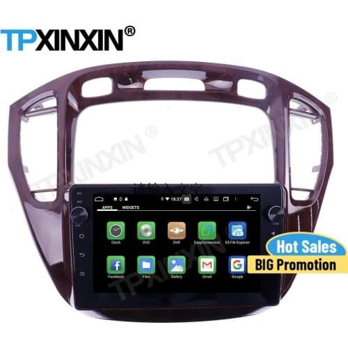 Carplay Car Radio 2 Din Stereo Android For Toyota Highlander 2002 2003 2004 2005 2006 2007 2008 GPS Player Navigation Audio Unit