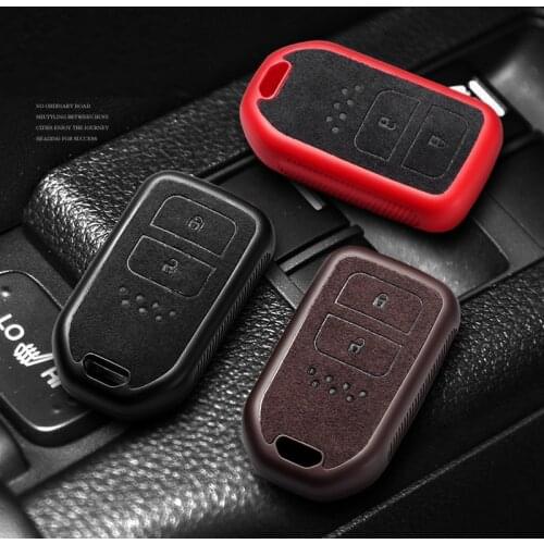 Car remote key fob cover case holder protect for Honda Accord Civic 2018 2019 Odyssey CRV Pilot HRV Vezel City keyless entry