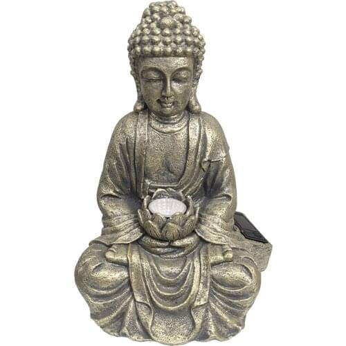 Meditating Buddha Ornament Figurine,Zen Garden Buddha Statue Sculpture Outdoor Decor for Home,Garden,Patio,Deck Yard Art Decor