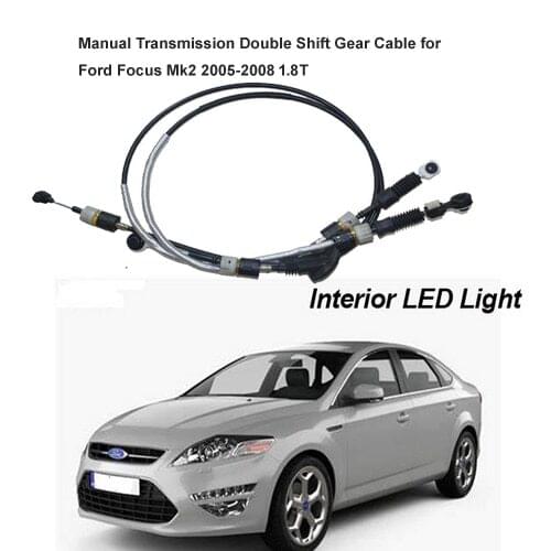 Manual Transmission Double Shift Gear Cable for Ford Focus Mk2 2005-2008 1.8T