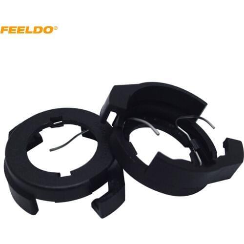 FEELDO 20Pcs H7 LED Headlights Bulbs Base Holders for Ford KUGA Passat B6 Alfa Romeo Renault Megane Adapter #AM5545