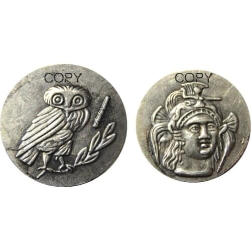 G(38) LUCANIA. Heraclea. Ca. 281-278 BC. AR drachm Silver Plated Copy Coins