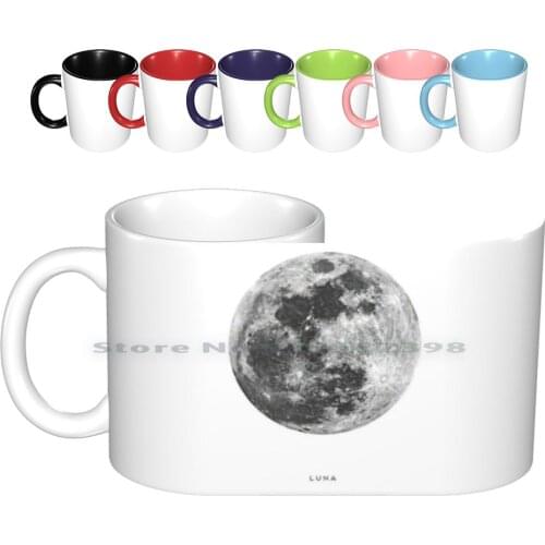 Luna / Moon / Astrology Artwork Ceramic Mugs Coffee Cups Milk Tea Mug Luna Moon Luna Luna Artwork Luna Moon Moon Moon Artwork